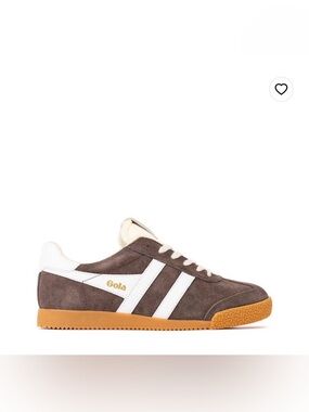 Gola Women’s ELAN Sneaker Mocha Brown/White Sz 6